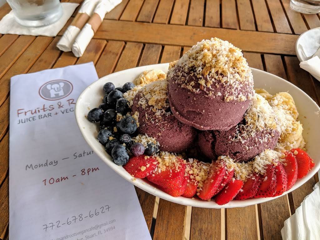 Fruits & Roots | restaurant | 710 S Colorado Ave, Stuart, FL 34994, USA | 7726786627 OR +1 772-678-6627