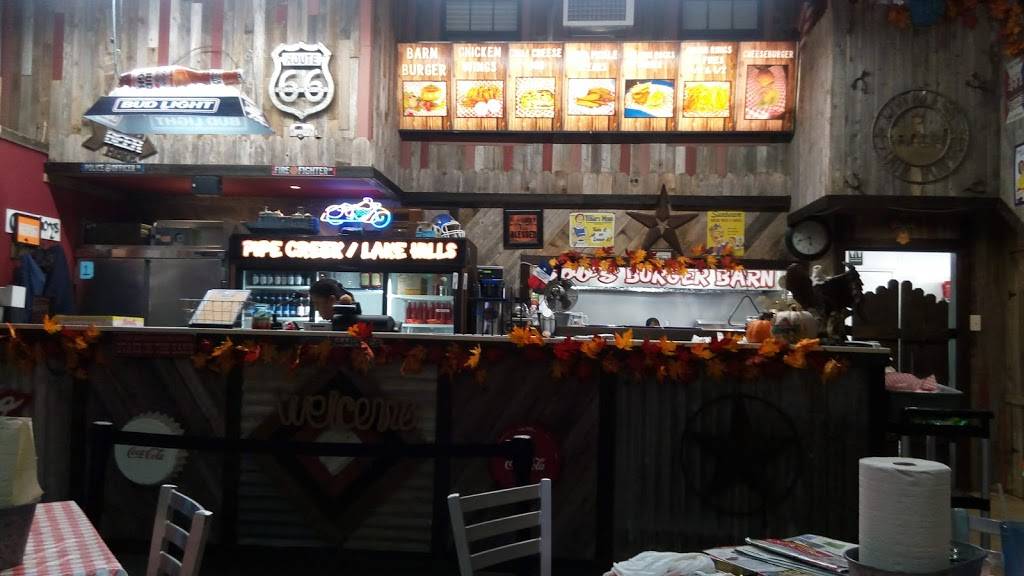Bobs Burger Barn | restaurant | 4951 FM1283, Pipe Creek, TX 78063, USA | 8305354945 OR +1 830-535-4945
