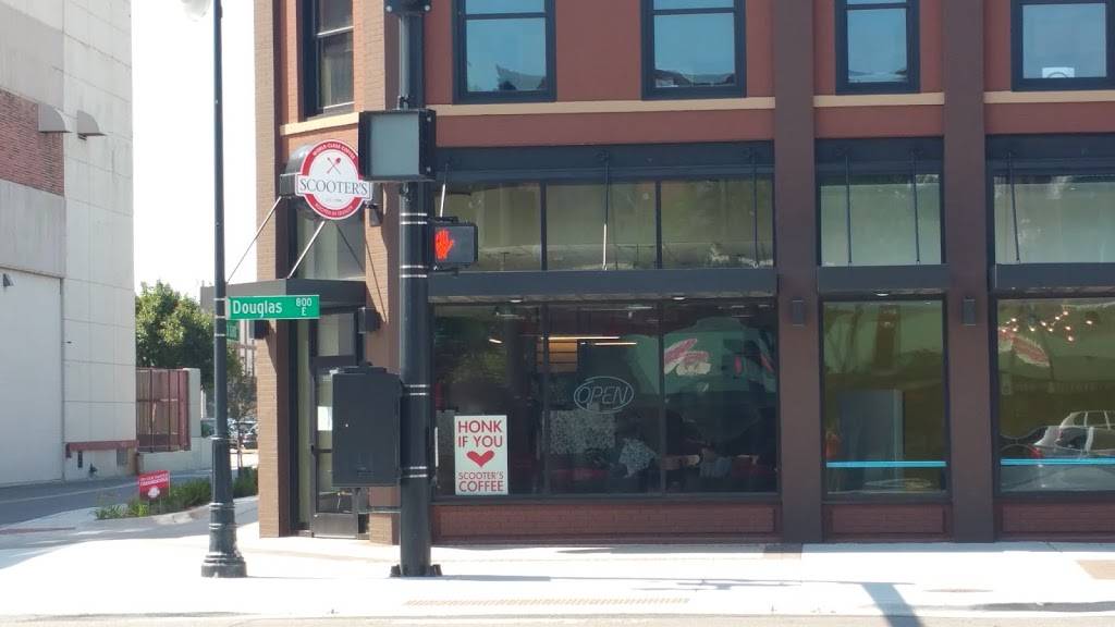 Scooters Coffee | bakery | 801 E Douglas Ave #110, Wichita, KS 67202, USA | 3162602878 OR +1 316-260-2878