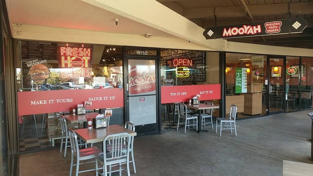 MOOYAH Burgers, Fries & Shakes | restaurant | 1815 Ygnacio Valley Rd Suite D, Walnut Creek, CA 94598, USA | 9252805555 OR +1 925-280-5555