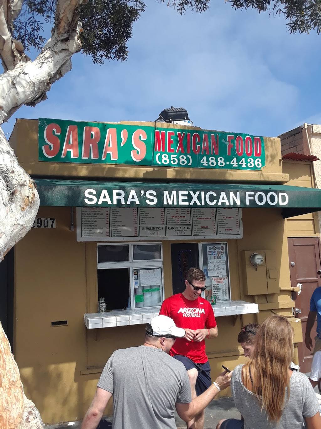 Saras Mexican Food | restaurant | 2907 Mission Blvd, San Diego, CA 92109, USA | 8584884436 OR +1 858-488-4436