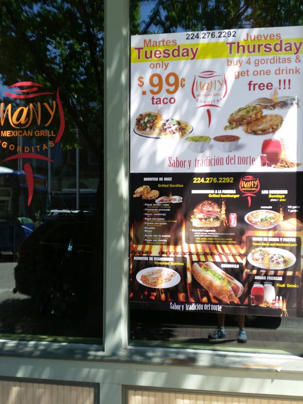 GORDITAS DE HARINA Y MAIZ | restaurant | 14N630 IL-25, Dundee Township, IL 60118, USA | 2245084376 OR +1 224-508-4376