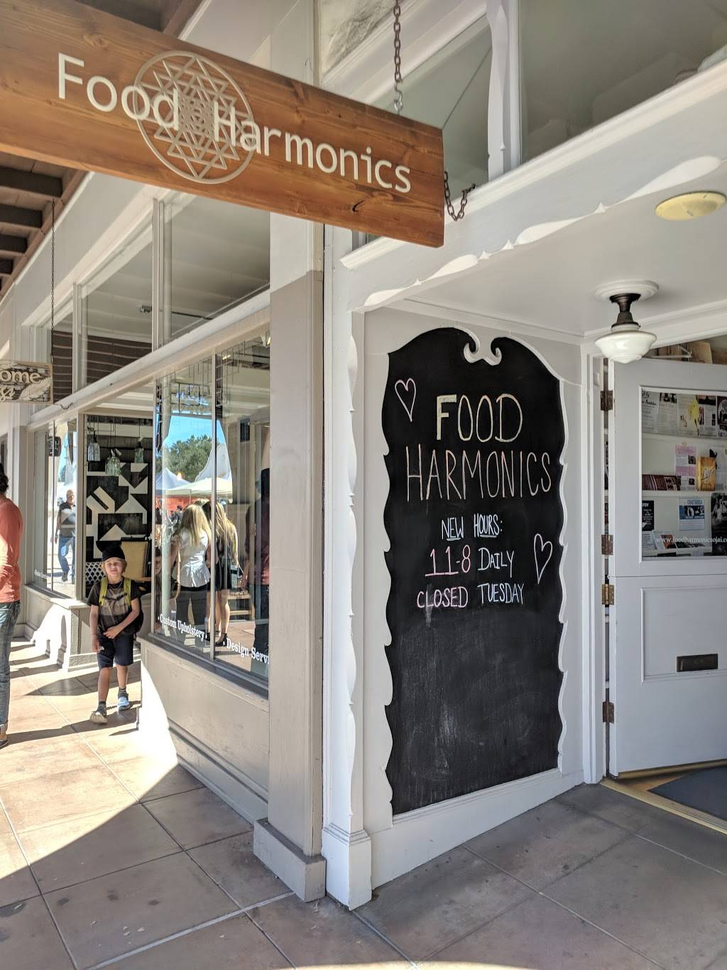 Food Harmonics | restaurant | 254 E Ojai Ave, Ojai, CA 93023, USA | 8057989253 OR +1 805-798-9253