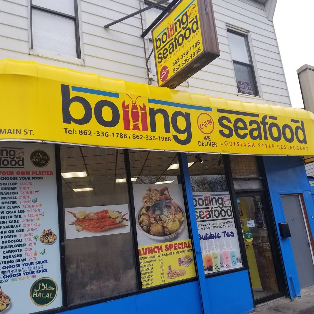 Boiling Cajun Seafood | restaurant | 1139 Main St, Paterson, NJ 07503, USA | 8623361788 OR +1 862-336-1788