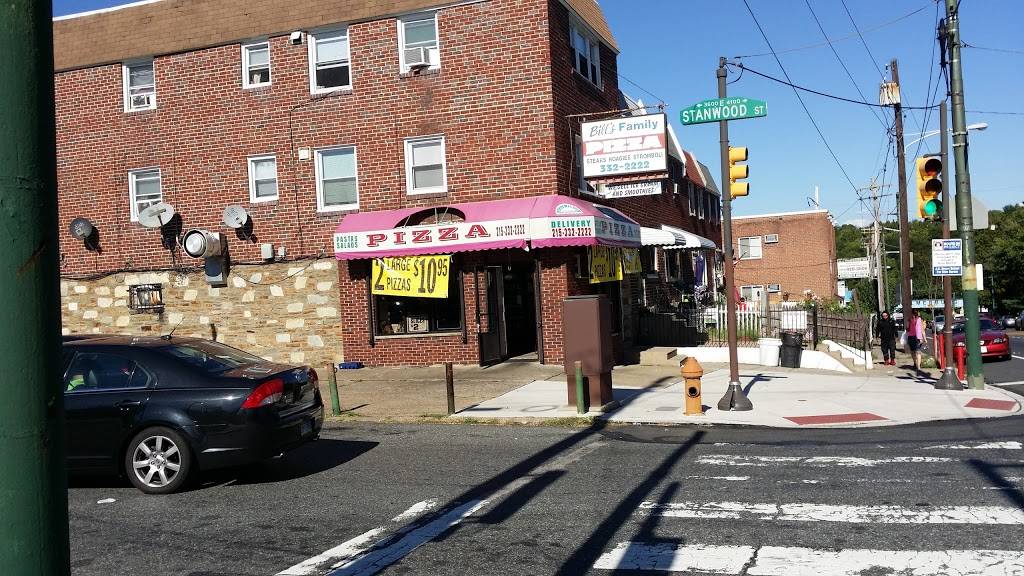 Bills Family Pizza | restaurant | 8200 Frankford Ave, Philadelphia, PA 19136, USA | 2153322222 OR +1 215-332-2222