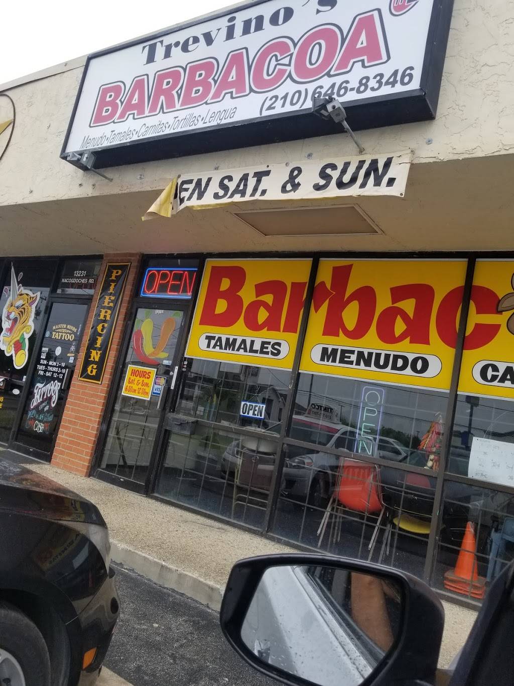 Trevinos Barbacoa | restaurant | 13233 Nacogdoches Rd, San Antonio, TX 78217, USA | 2106468346 OR +1 210-646-8346
