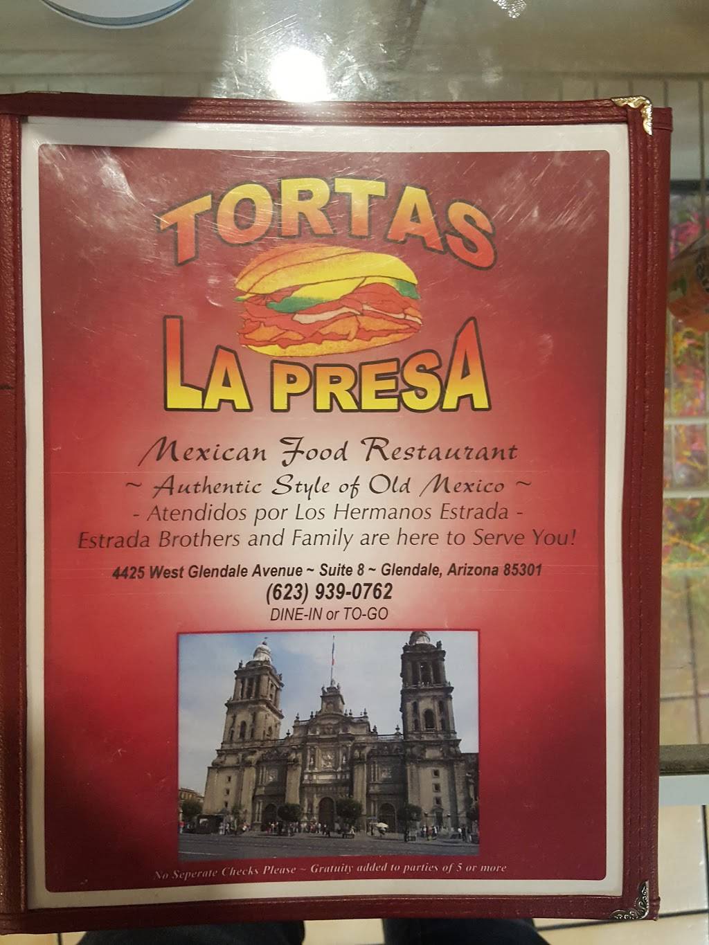 Tortas La Presa | restaurant | 4425 W Glendale Ave # 8, Glendale, AZ 85301, USA | 6239390762 OR +1 623-939-0762