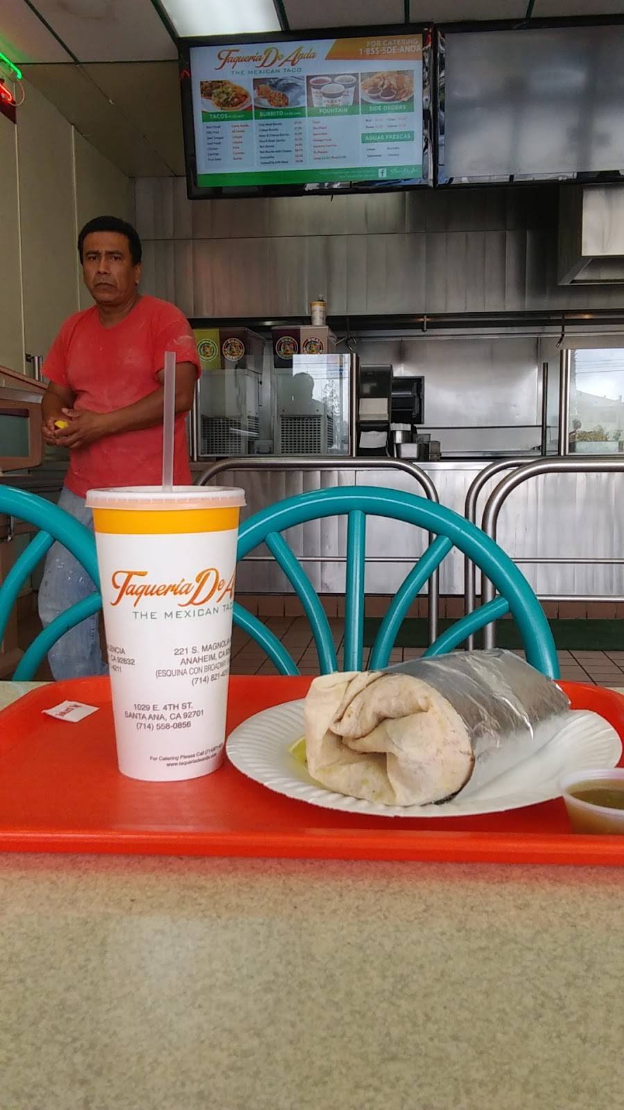 Taqueria De Anda | restaurant | 1505 La Palma Ave, Anaheim, CA 92805, USA | 7149569359 OR +1 714-956-9359