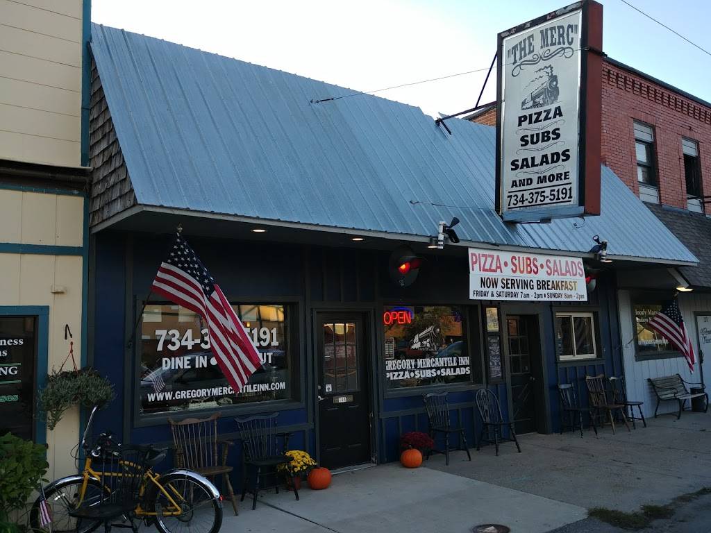 Gregory Mercantile Inn | restaurant | 144 Main St, Gregory, MI 48137, USA | 7343755191 OR +1 734-375-5191