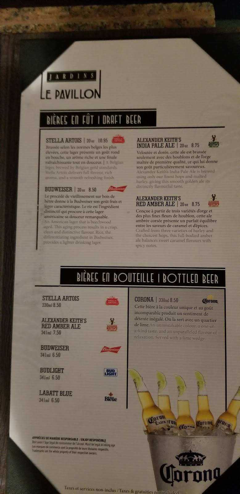 Jardins Le Pavillon | restaurant | 7700 Chemin de la Côte-de-Liesse, Saint-Laurent, QC H4T 1E7, Canada | 5147317821 OR +1 514-731-7821