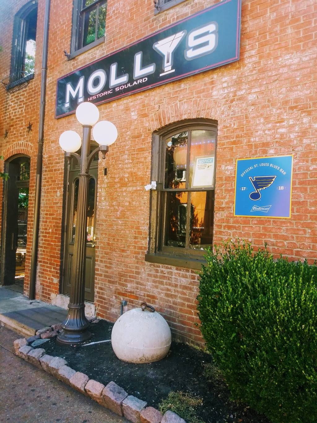 Mollys in Soulard | restaurant | 816 Geyer Ave, St. Louis, MO 63104, USA | 3142416200 OR +1 314-241-6200