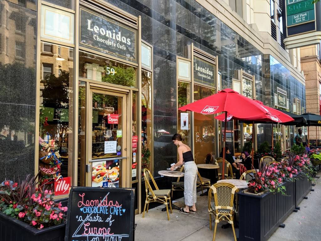 Leonidas Chocolate Cafe | bakery | 59 E Chicago Ave, Chicago, IL 60611, USA | 3129292323 OR +1 312-929-2323