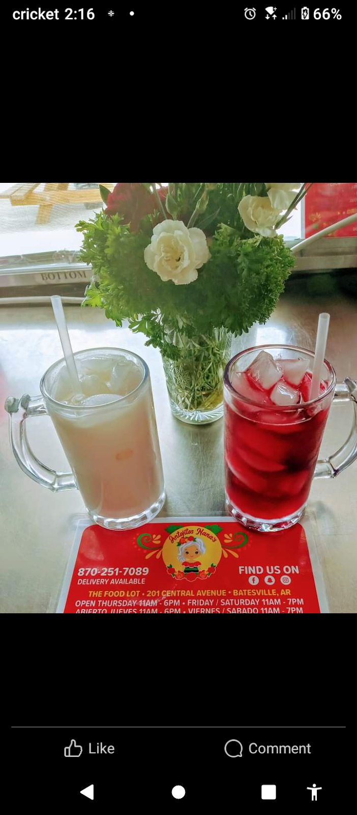 Antojitos NaNas | restaurant | 625 Allen St, Batesville, AR 72501, USA | 8702517089 OR +1 870-251-7089