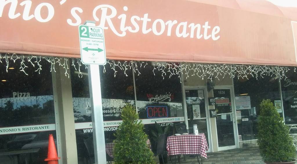 Antonios Ristorante | restaurant | 1636 SE 3rd Ct, Deerfield Beach, FL 33441, USA | 9544274871 OR +1 954-427-4871
