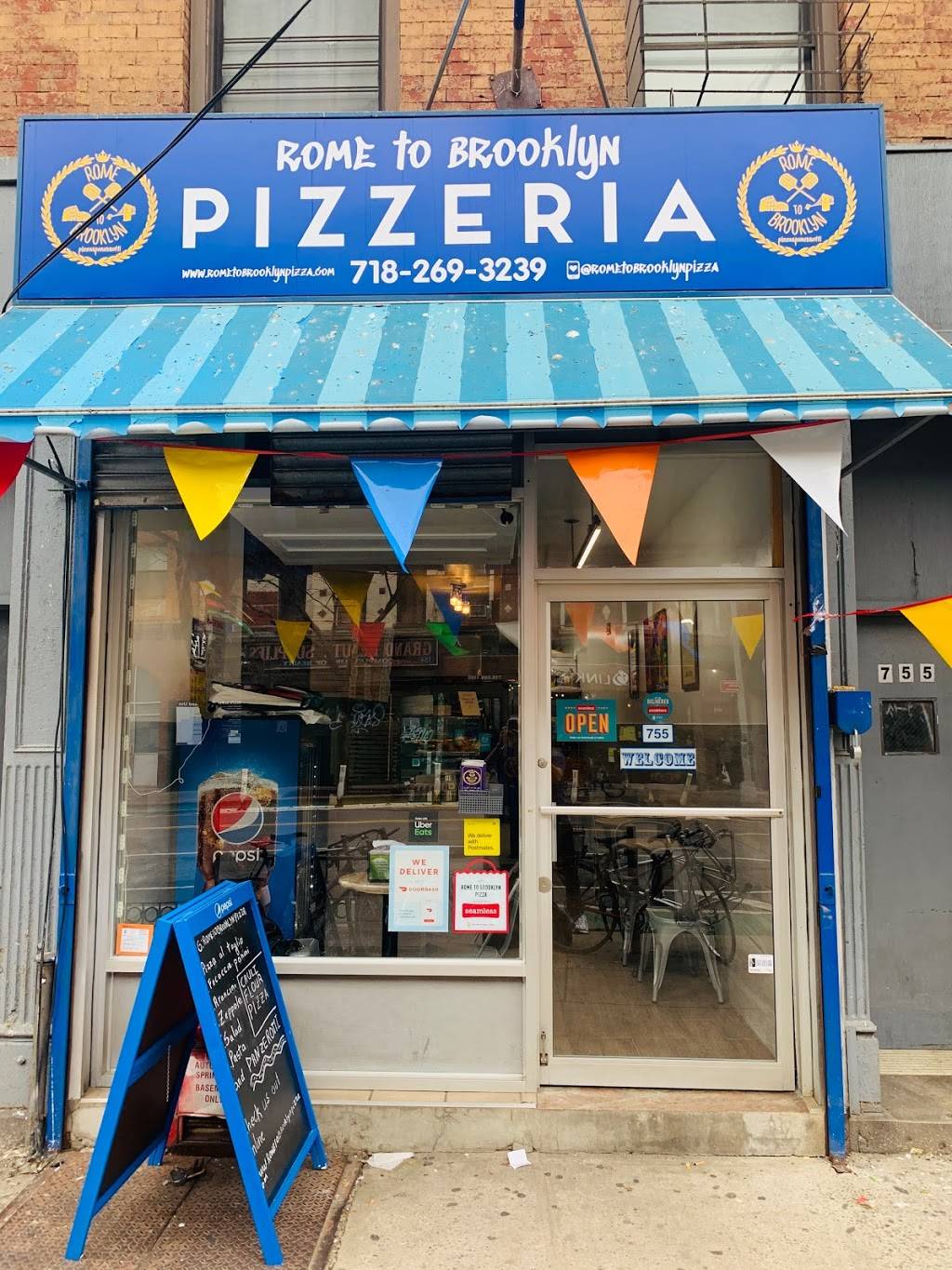 Rome to Brooklyn, pizza & panzerotti | meal delivery | 755 Grand St, Brooklyn, NY 11211, USA | 7182693239 OR +1 718-269-3239