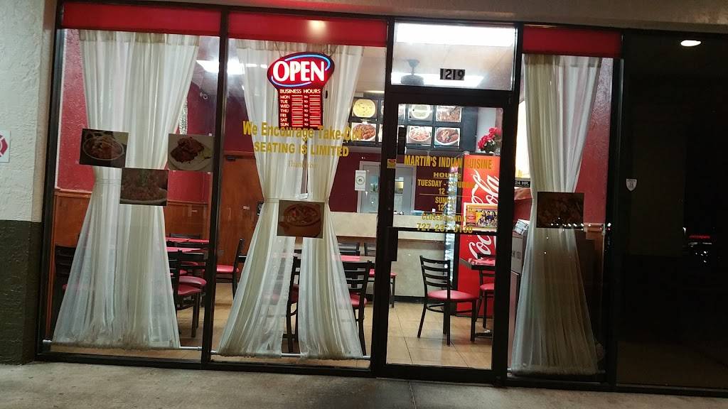 Martins Indian Cuisine | meal takeaway | 1219 Kingsway Rd, Brandon, FL 33510, USA | 8133814566 OR +1 813-381-4566