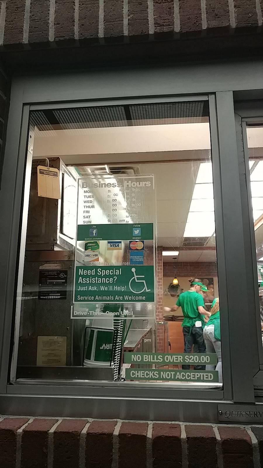 Subway Restaurants | restaurant | 6601 W Kilgore Ave, Yorktown, IN 47396, USA | 7657591964 OR +1 765-759-1964