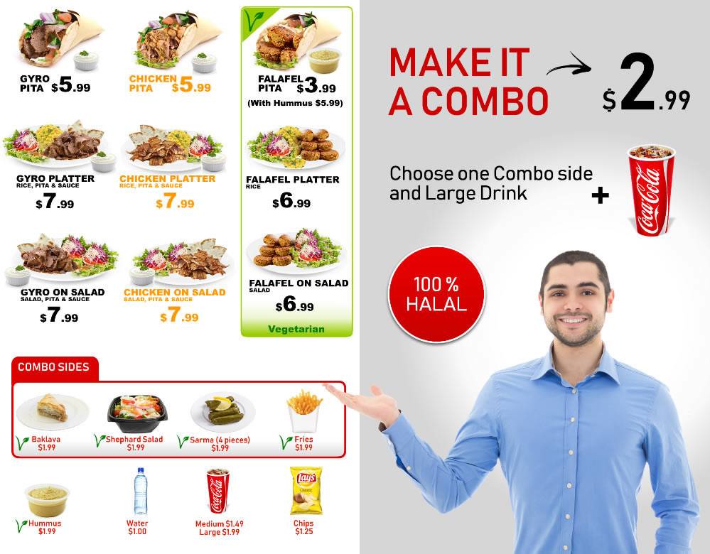 Gyroday - Halal - Mediterranean Fast Food Restaurant | restaurant | 8000 W Broward Blvd #9038, Plantation, FL 33388, USA | 9544515355 OR +1 954-451-5355