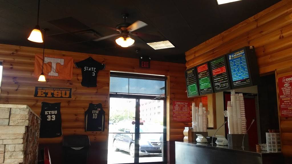 Cook Out | restaurant | 1206 W State of Franklin Rd, Johnson City, TN 37604, USA | 4232321040 OR +1 423-232-1040