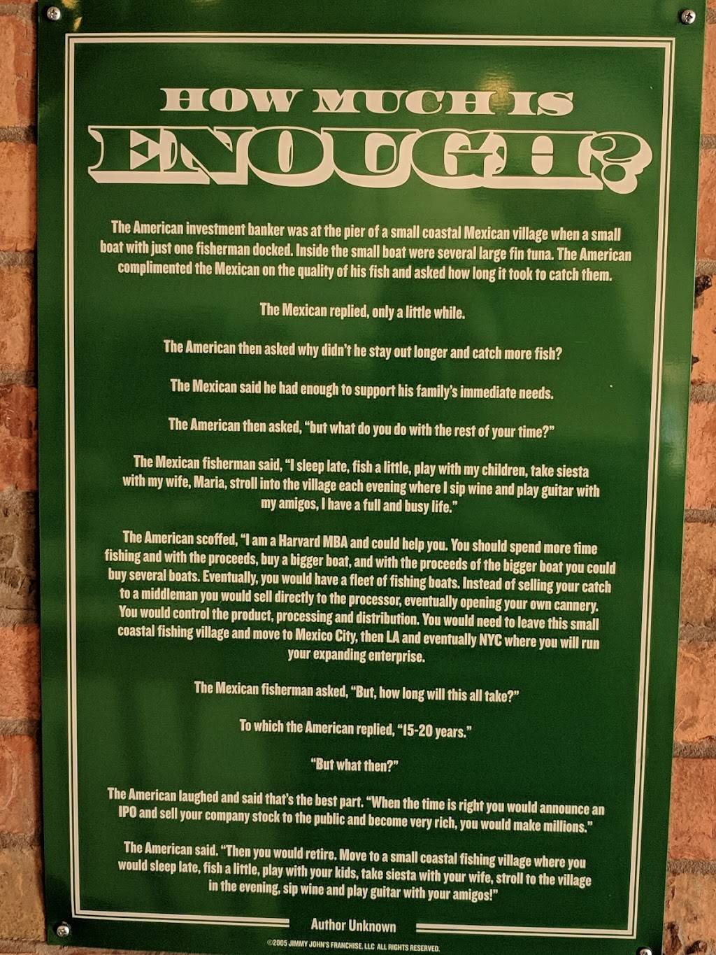 Jimmy Johns | meal delivery | 4846 Valley View Ave Ste. A, Yorba Linda, CA 92886, USA | 7145796933 OR +1 714-579-6933