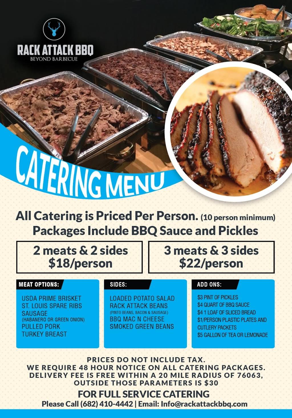 Rack Attack BBQ | restaurant | 401 Hillcrest St, Mansfield, TX 76063, USA | 6824104442 OR +1 682-410-4442