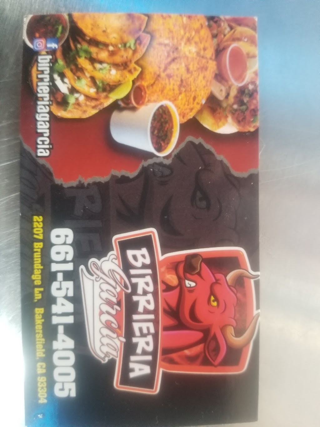 Birrieria Garcia | restaurant | 2207 Brundage Ln, Bakersfield, CA 93304, USA | 6615414005 OR +1 661-541-4005