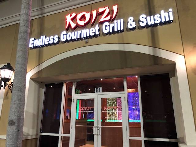Koizi Endless Gourmet Grill & Sushi | restaurant | 10233 Okeechobee Blvd B1, Royal Palm Beach, FL 33411, USA | 5616199989 OR +1 561-619-9989