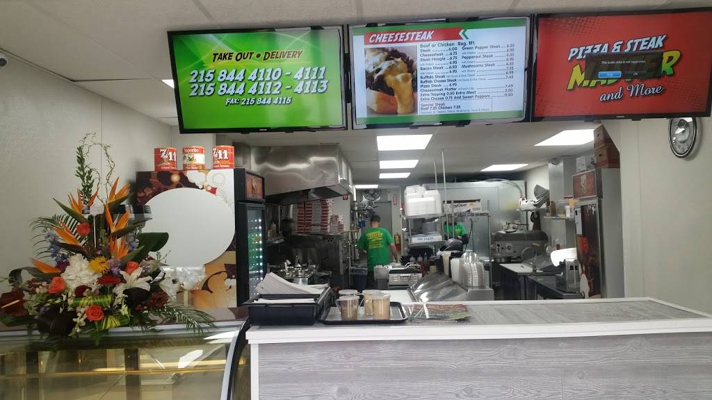 Pizza and Steak master | meal delivery | 6627 Chew Ave, Philadelphia, PA 19119, USA | 2158444110 OR +1 215-844-4110