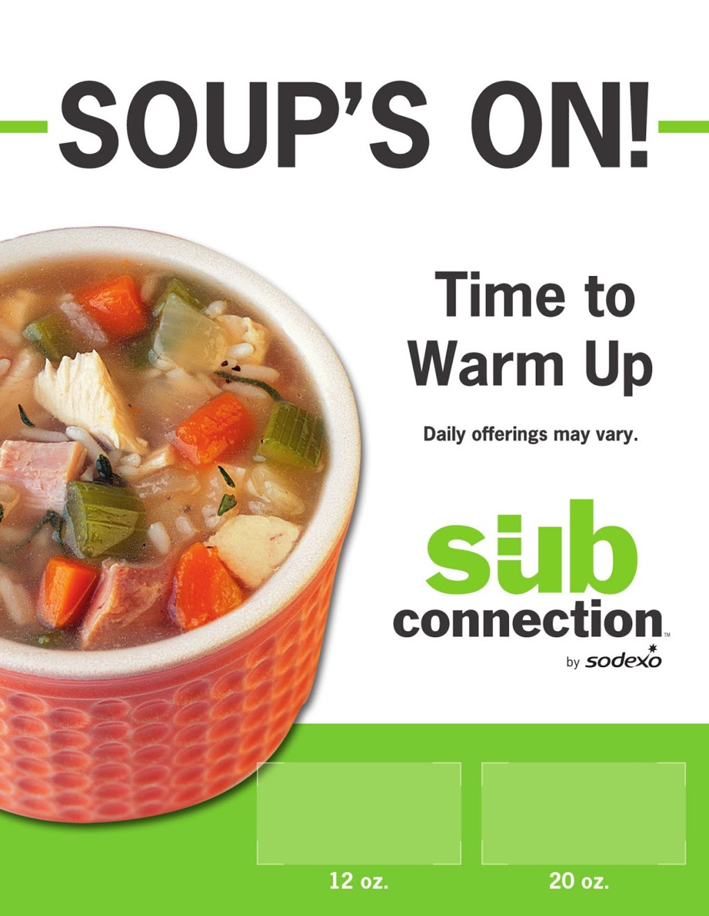 SubConnection | restaurant | Augustana University, Morrison Commons, 2112 S Grange Ave, Sioux Falls, SD 57197, USA | 6052744800 OR +1 605-274-4800