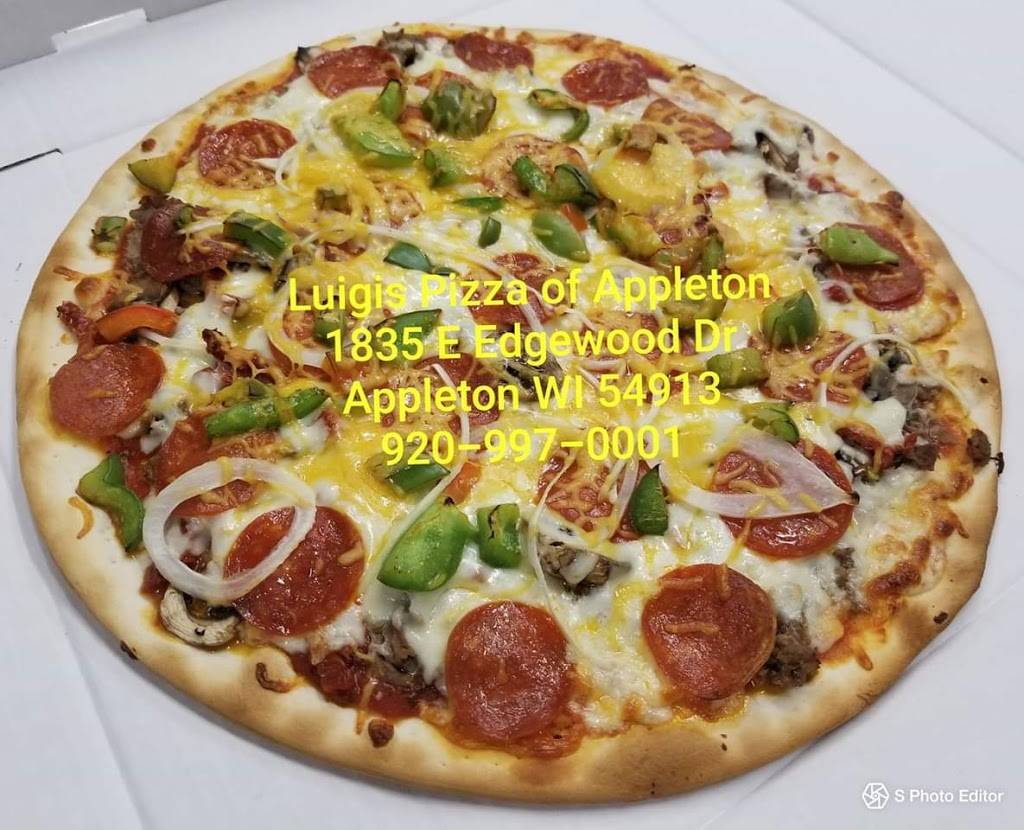 Luigis Pizza of Appleton | restaurant | 1835 E Edgewood Dr #104, Appleton, WI 54913, USA | 9209970001 OR +1 920-997-0001