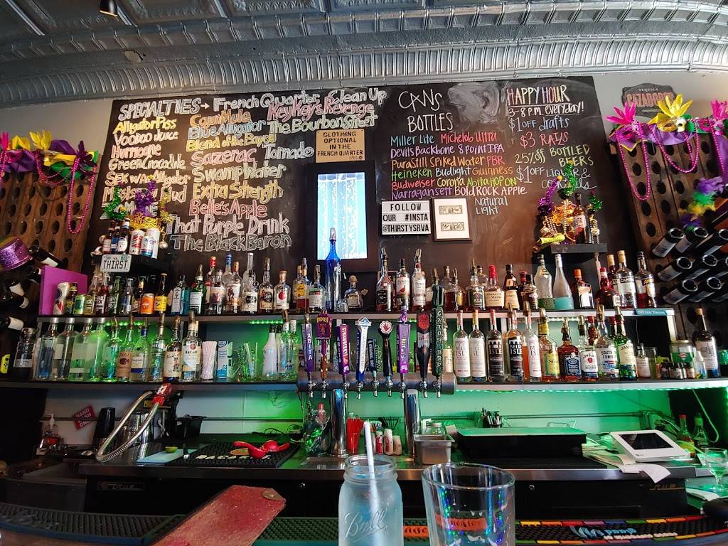 Thirstys Bar & Grill | restaurant | 3516 Forest Hill Ave, Richmond, VA 23225, USA | 8049183080 OR +1 804-918-3080