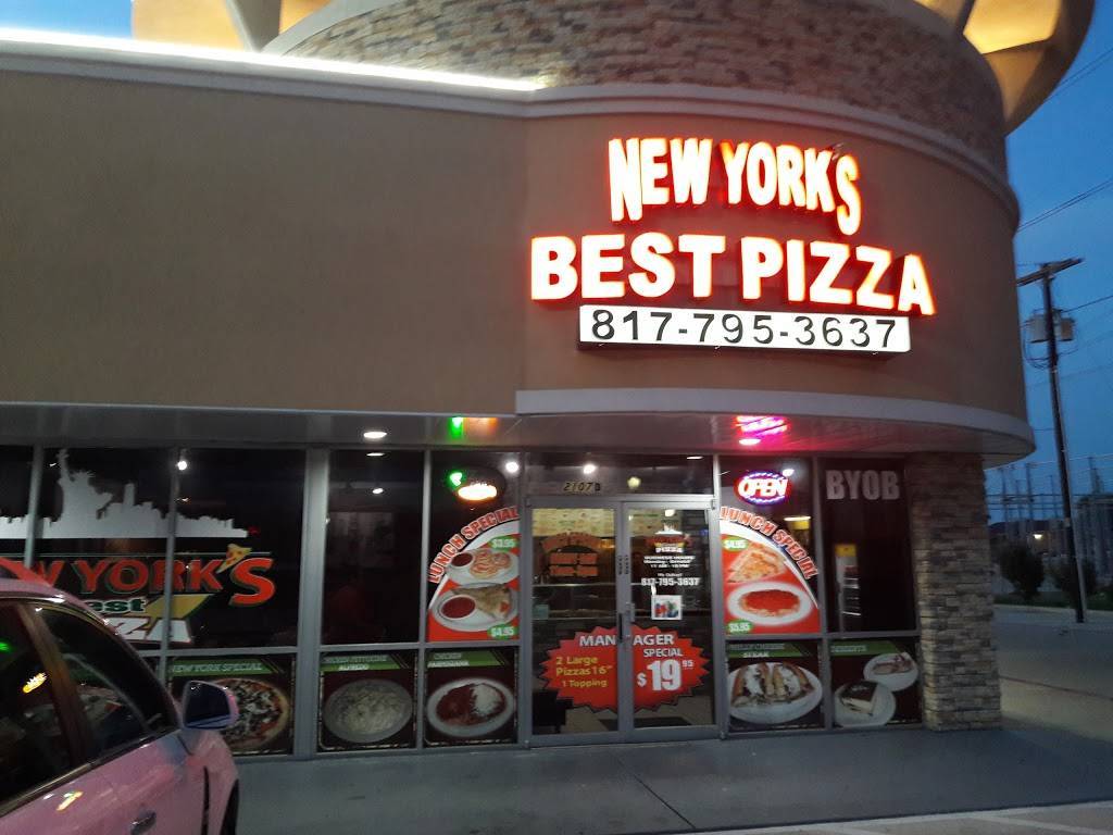 New Yorks Best Pizza | restaurant | 2107 Sherry St, Arlington, TX 76010, USA | 8177953637 OR +1 817-795-3637