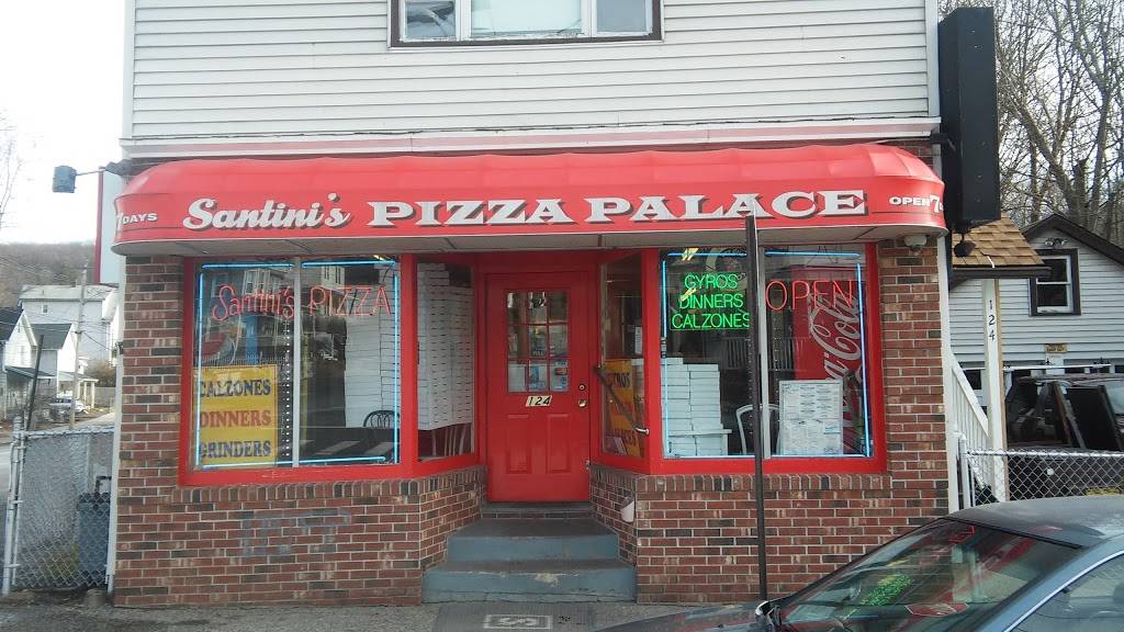 Santinis Pizza Palace | restaurant | 124 Beaver St, Ansonia, CT 06401, USA | 2037357735 OR +1 203-735-7735