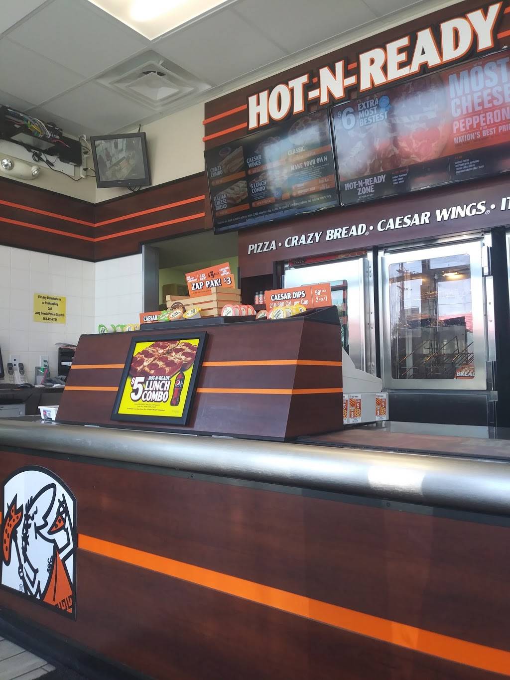 Little Caesars Pizza | meal takeaway | 1075 Pacific Coast Hwy, Long Beach, CA 90806, USA | 5622184165 OR +1 562-218-4165