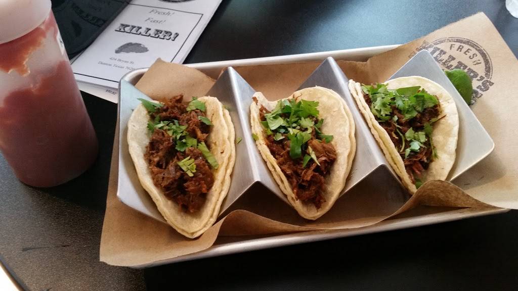 Killers Tacos | restaurant | 424 Bryan St, Denton, TX 76201, USA | 9405141920 OR +1 940-514-1920