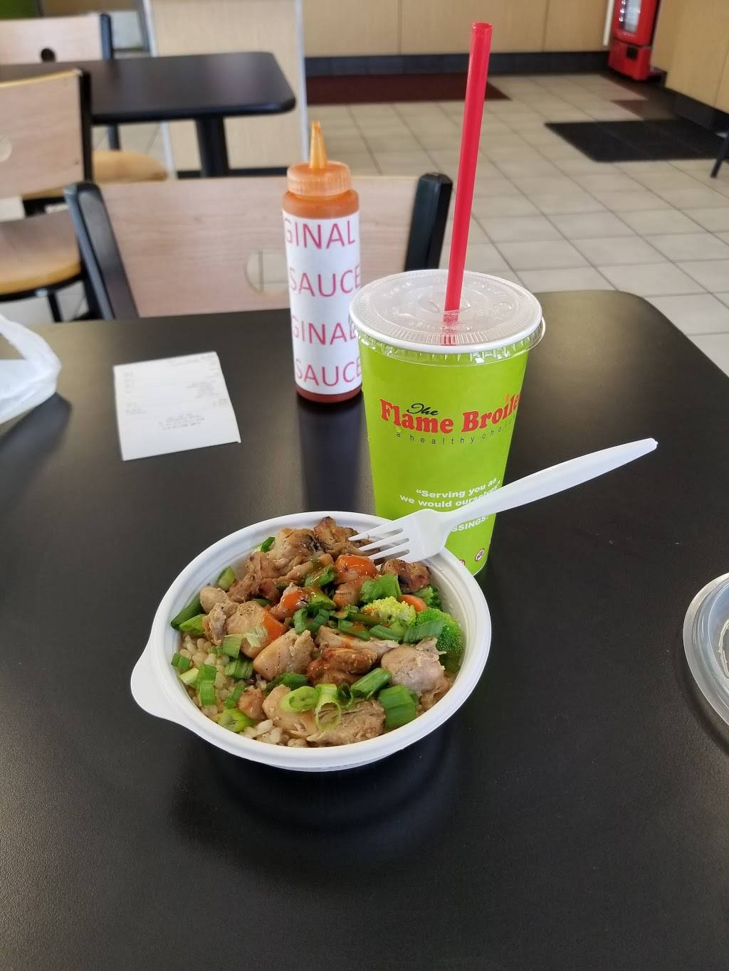 The Flame Broiler | restaurant | 8005 Vineyard Ave suite h-1, Rancho Cucamonga, CA 91730, USA | 9094817600 OR +1 909-481-7600