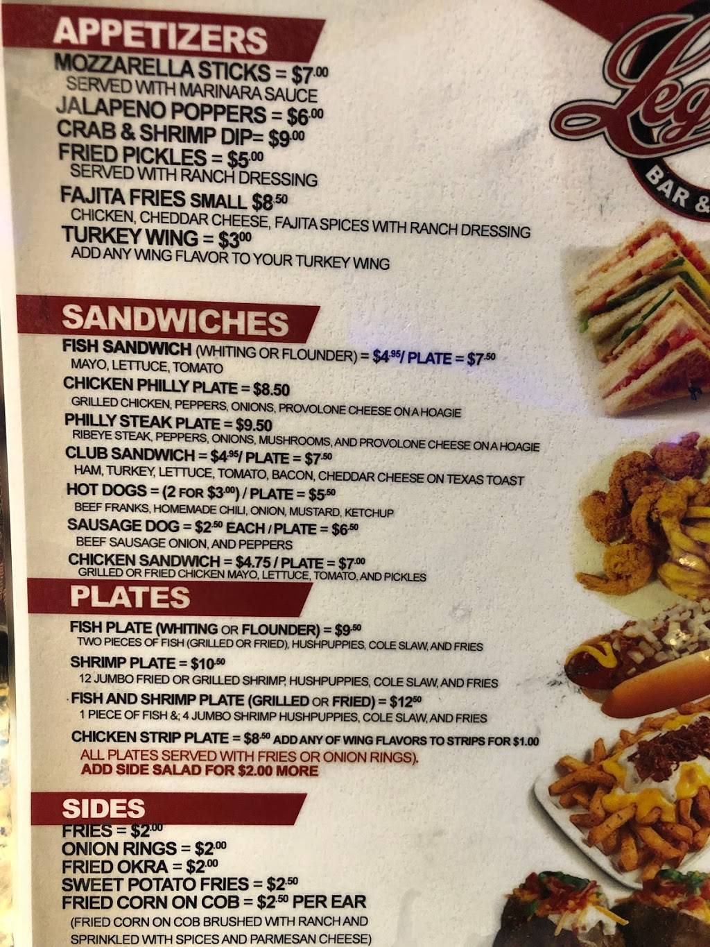 Legends Bar and Grill | restaurant | 93 Halton Rd, Greenville, SC 29607, USA | 8645201044 OR +1 864-520-1044