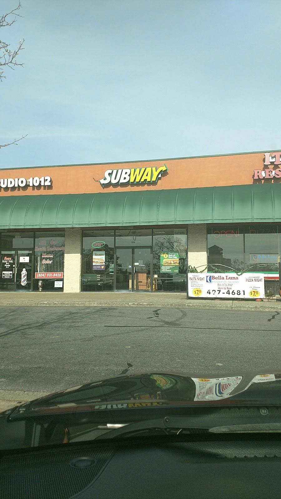 Subway | restaurant | 1216 Concord Ave, Richmond, VA 23228, USA | 8042642566 OR +1 804-264-2566