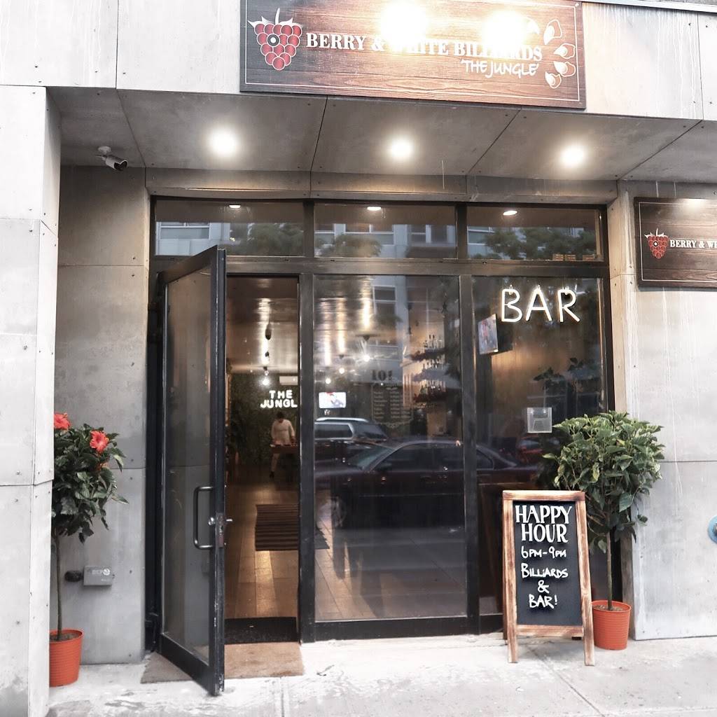 Berry & White Billiards (The Jungle) | restaurant | 96 N 5th St, Brooklyn, NY 11249, USA | 3478896221 OR +1 347-889-6221