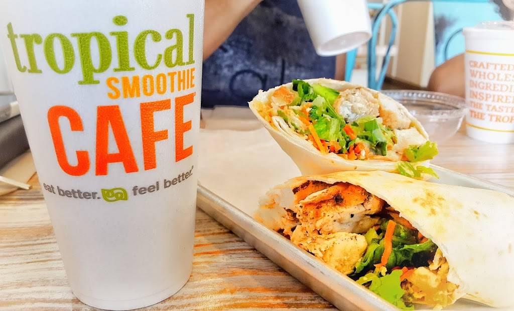 Tropical Smoothie Cafe | restaurant | 1218 Bridford Pkwy, Greensboro, NC 27407, USA | 3367934240 OR +1 336-793-4240