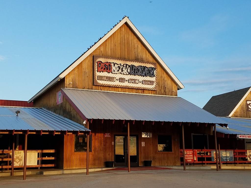 Redneck Heaven Restaurant & Bar | restaurant | 701 North Watson Road SH, 360 Rd to Six Flags St, Arlington, TX 76011, USA | 8178550100 OR +1 817-855-0100
