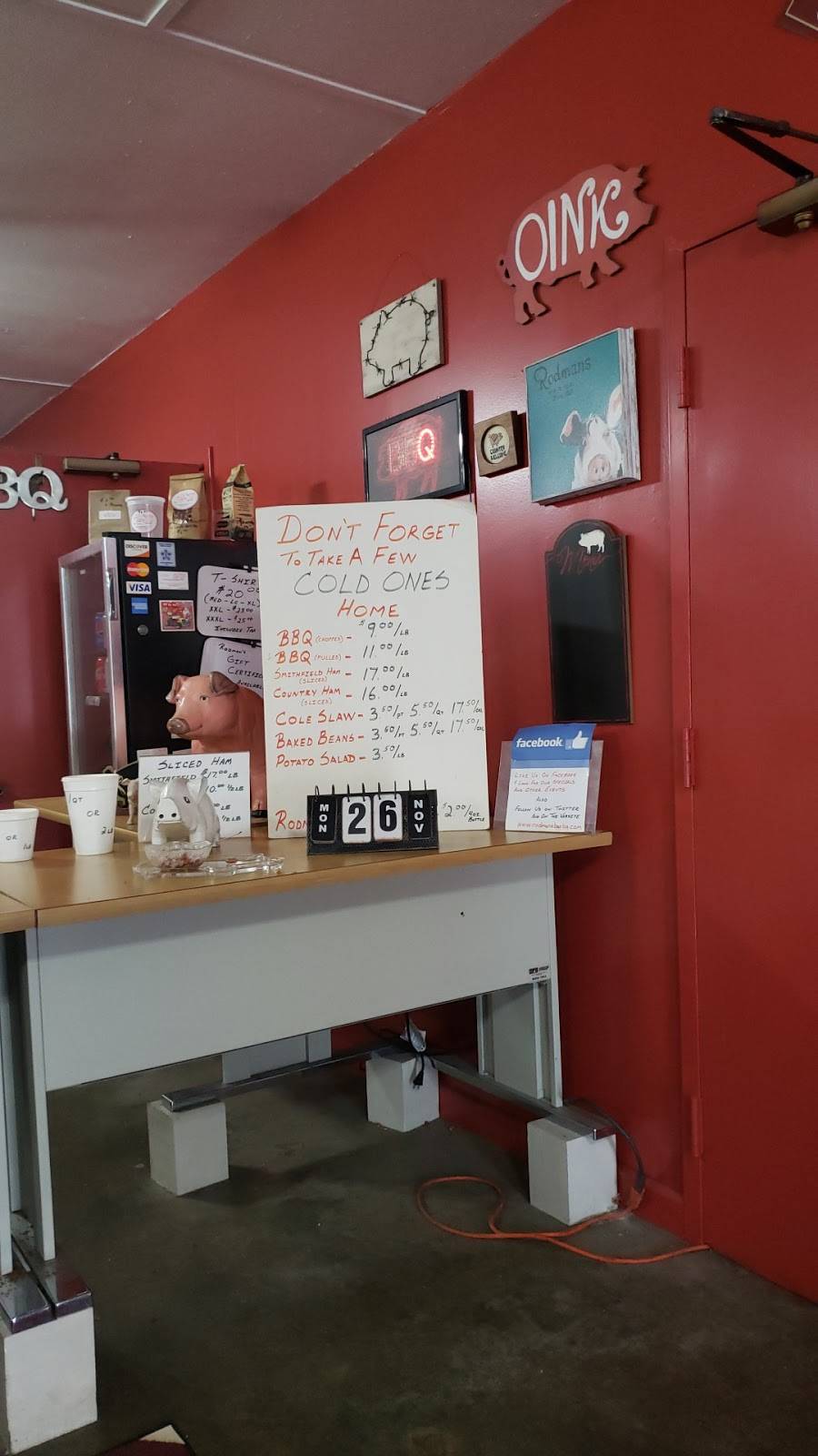 Rodmans Bar-B-Que | meal delivery | 5665 Shoulders Hill Rd # A, Suffolk, VA 23435, USA | 7574841297 OR +1 757-484-1297