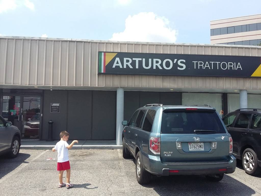 Arturos Trattoria | restaurant | 1660 Crain Hwy S, Glen Burnie, MD 21061, USA | 4107611500 OR +1 410-761-1500