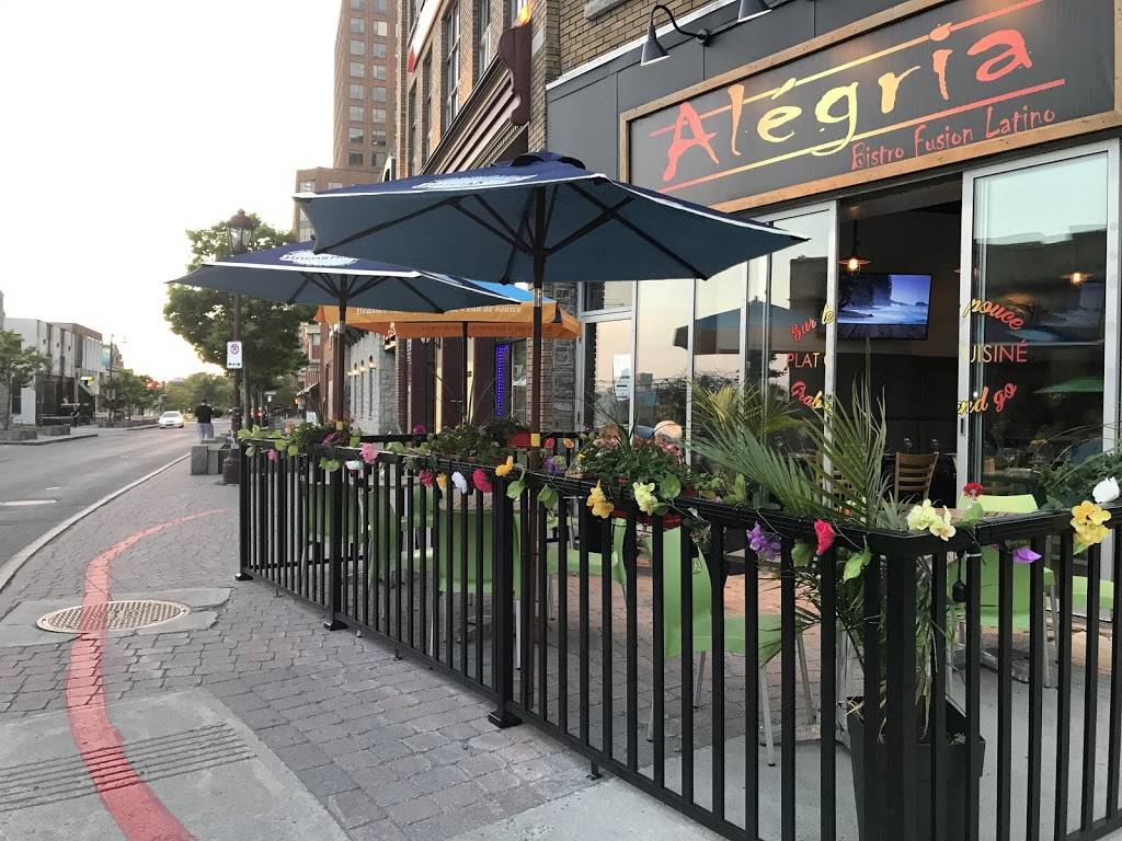 Bistro Alégria / Fusion Latino | restaurant | 77 Prom. du Portage, Gatineau, QC J8X 2J9, Canada | 8197712244 OR +1 819-771-2244