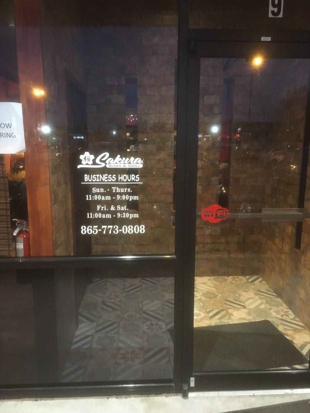 Sakura Sushi and Grill | restaurant | 10721 Chapman Hwy, Seymour, TN 37865, USA | 8657730808 OR +1 865-773-0808