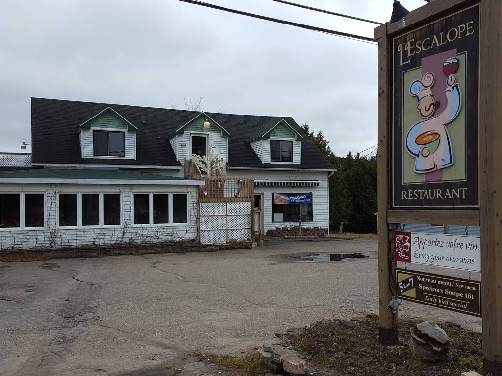 Restaurant LEscalope | restaurant | 597 Rue de Saint Jovite, Mont-Tremblant, QC J8E 2Z9, Canada | 8194253354 OR +1 819-425-3354