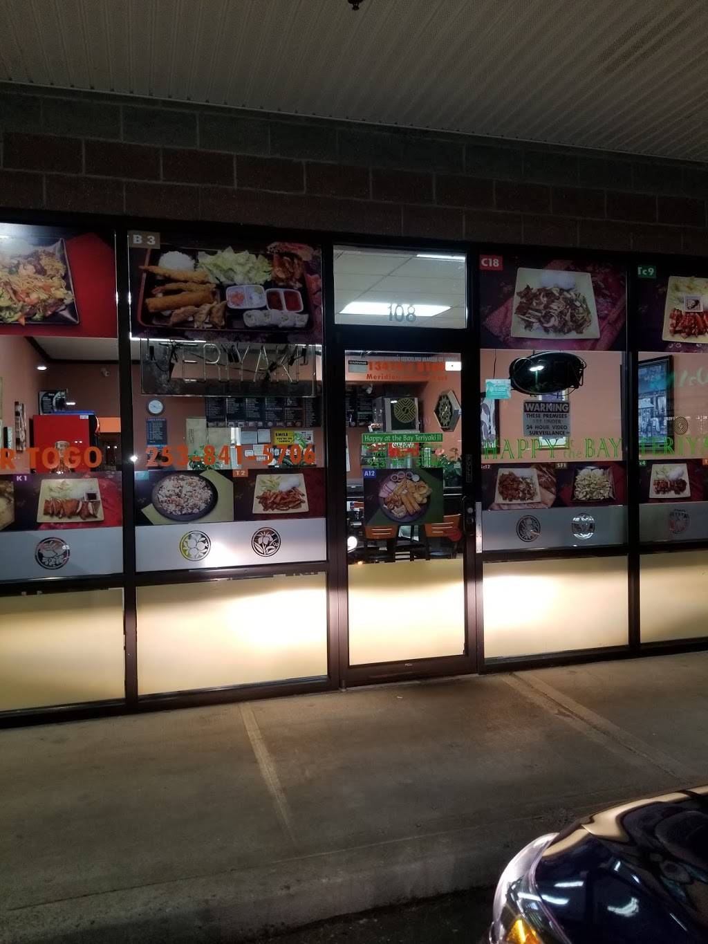 Happy at the Bay Teriyaki #11 | restaurant | 13414 Meridian E, Puyallup, WA 98373, USA | 2538415706 OR +1 253-841-5706