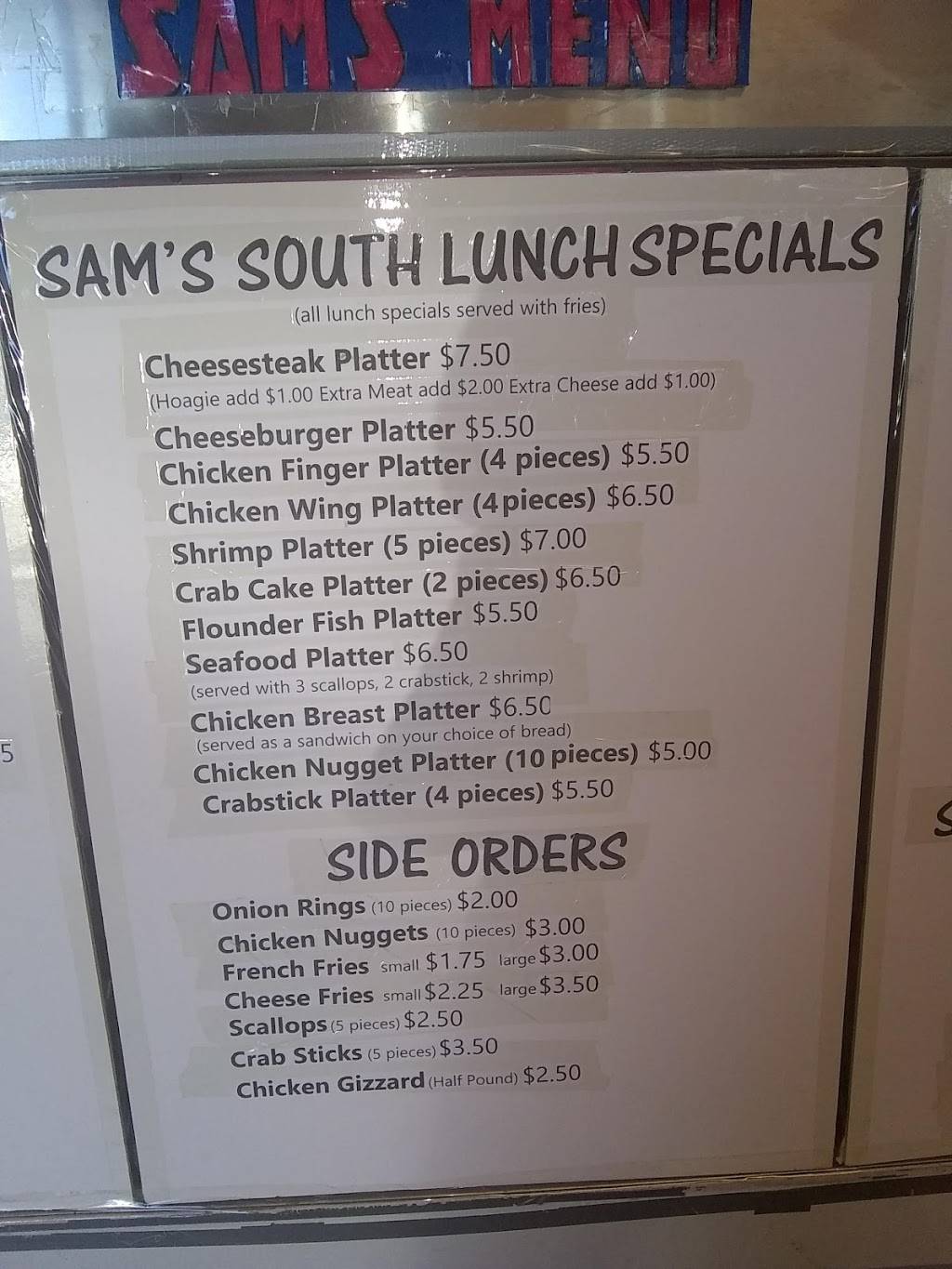 Sams South Breakfast & Lunch | restaurant | 282 W Washington Ln, Philadelphia, PA 19144, USA | 2158433338 OR +1 215-843-3338