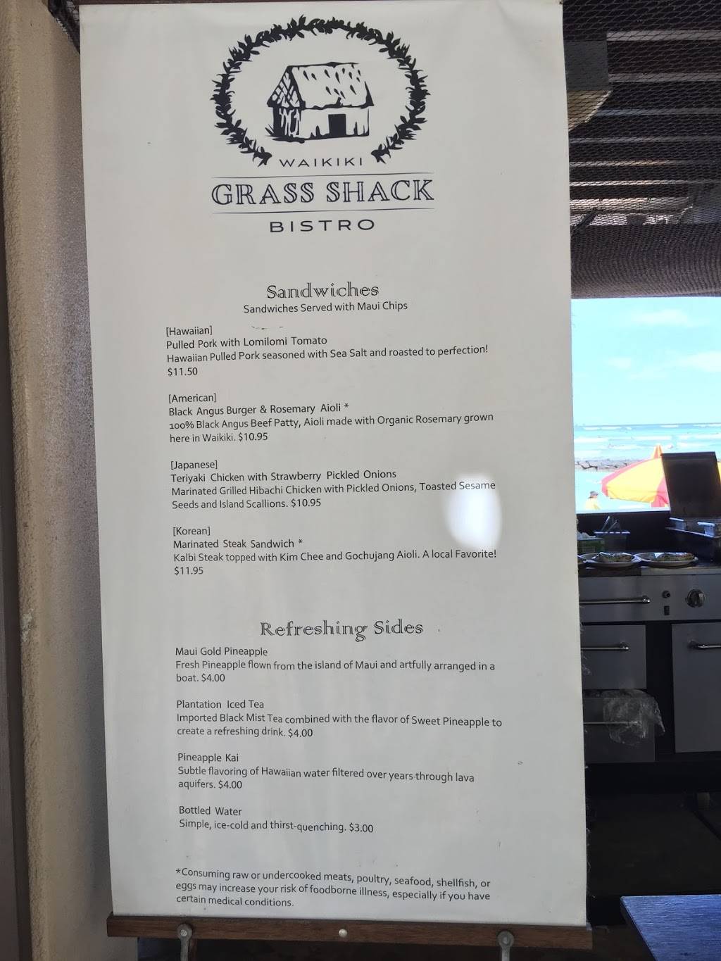 Waikiki Grass Shack Bistro | restaurant | 2 Kūhiō Beach, Honolulu, HI 96815, USA | 8089225262 OR +1 808-922-5262