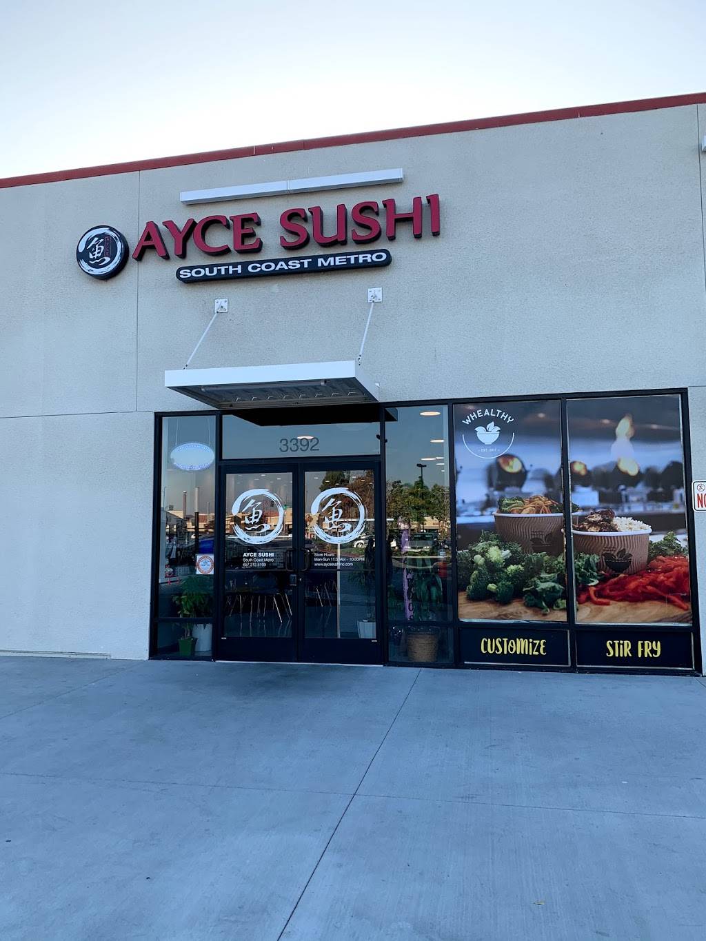 AYCE Sushi SCM | restaurant | 3392 S Bristol St, Santa Ana, CA 92704, USA | 6572125109 OR +1 657-212-5109